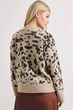 Dorothy Perkins synthétiquell Col Rond à Motif Animal Jacquard<Femme Pulls Et Gilets|Toutes Les Mailles