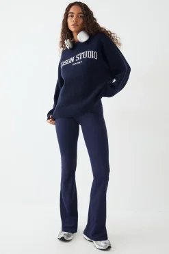 synthétiquell Col Rond Oversize Tricoté DSGN Studio
