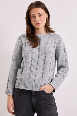 Dorothy Perkins synthétiquell Col Rond à Torsades<Femme Pulls Et Gilets|Toutes Les Mailles