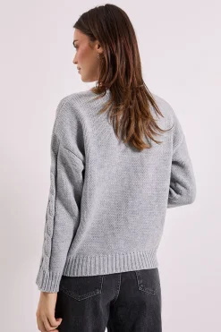 Dorothy Perkins synthétiquell Col Rond à Torsades<Femme Pulls Et Gilets|Toutes Les Mailles