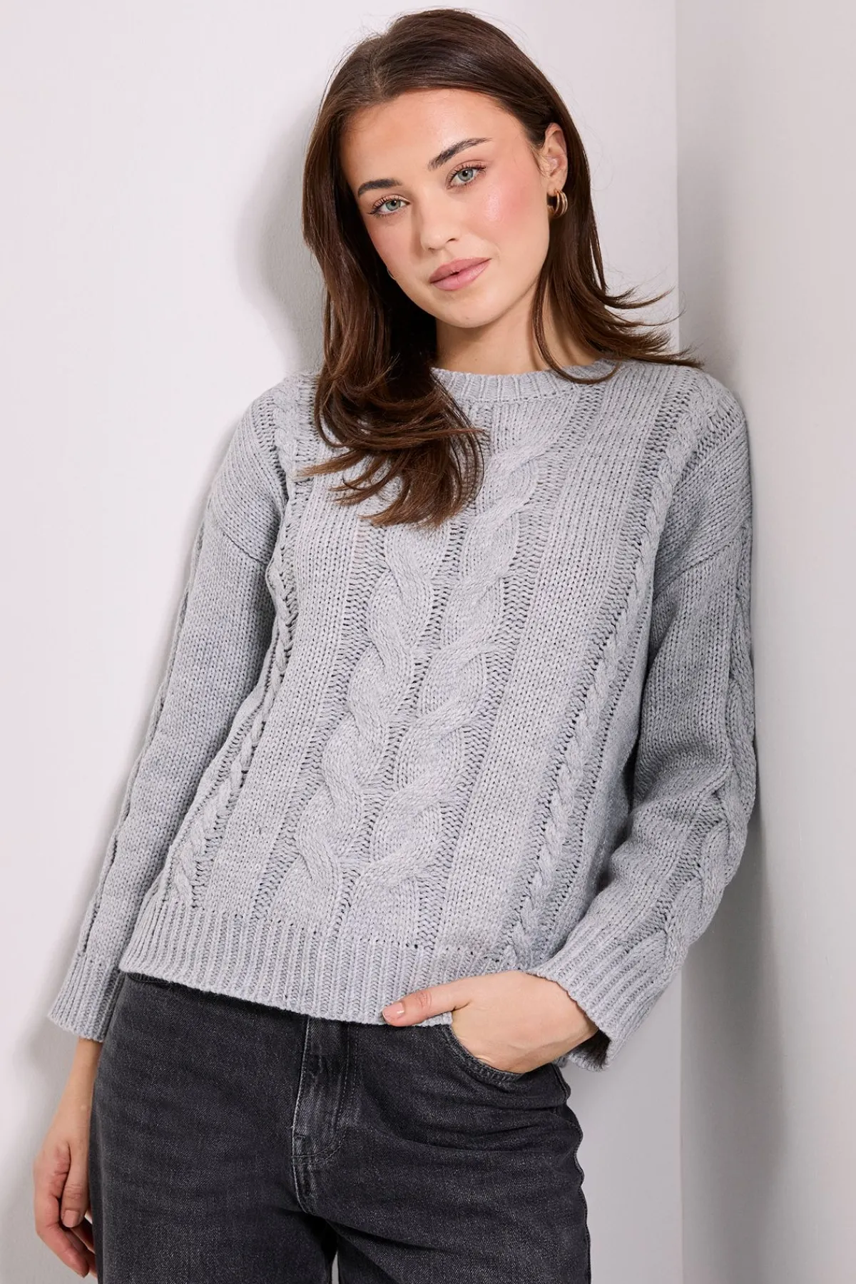 Dorothy Perkins synthétiquell Col Rond à Torsades<Femme Pulls Et Gilets|Toutes Les Mailles