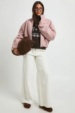 boohoo Synthétiquell Col Roulé De Noël Jacquard Nœuds<Femme Pulls Et Gilets|Toutes Les Mailles