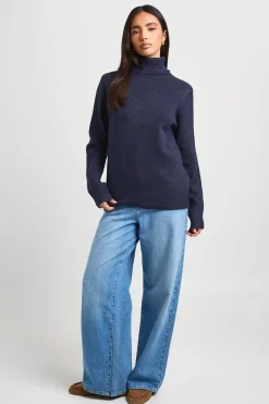 boohoo Synthétiquell Col Roulé En Maille<Femme Pulls Et Gilets|Toutes Les Mailles