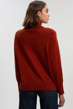 synthétiquell Col Roulé Oversize Mélange Cachemire