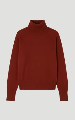 synthétiquell Col Roulé Oversize Mélange Cachemire