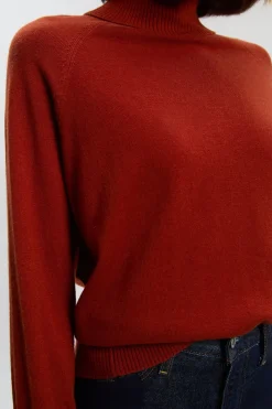 synthétiquell Col Roulé Oversize Mélange Cachemire