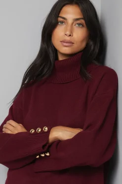 Wallis synthétiquell Col Roulé à Poignets Boutonnés<Femme Pulls Et Gilets|Toutes Les Mailles