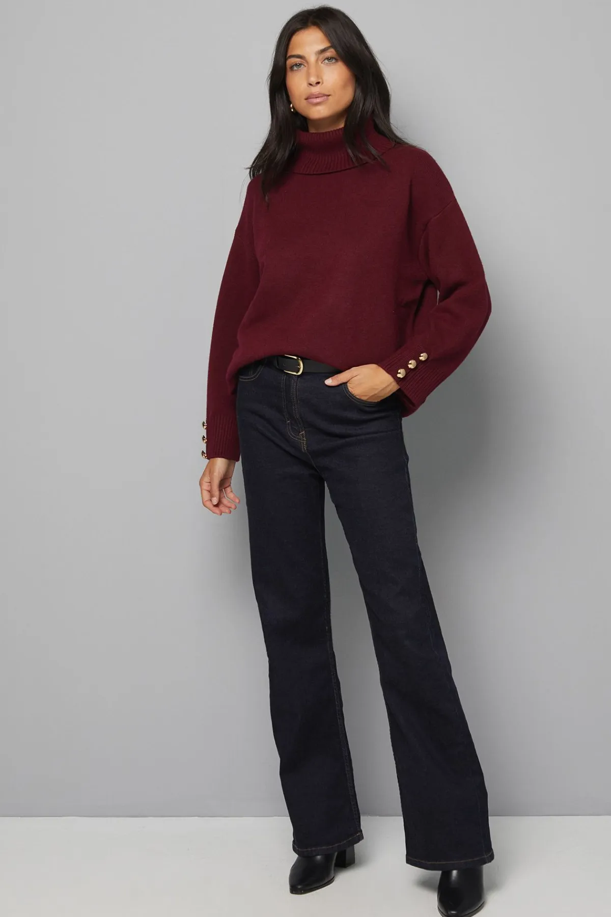 Wallis synthétiquell Col Roulé à Poignets Boutonnés<Femme Pulls Et Gilets|Toutes Les Mailles