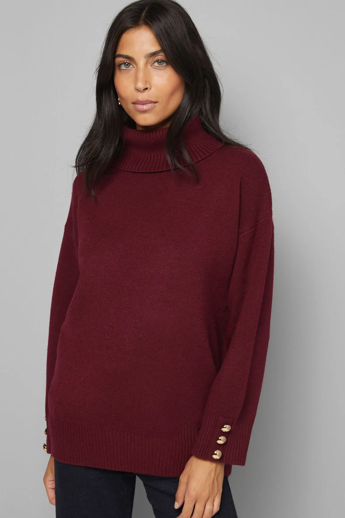 Wallis synthétiquell Col Roulé à Poignets Boutonnés<Femme Pulls Et Gilets|Toutes Les Mailles