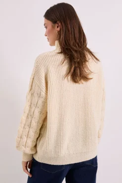 Dorothy Perkins synthétiquell Col Roulé à Torsades<Femme Pulls Et Gilets|Toutes Les Mailles