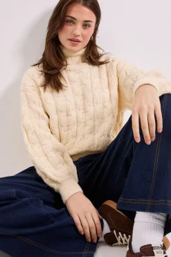 Dorothy Perkins synthétiquell Col Roulé à Torsades<Femme Pulls Et Gilets|Toutes Les Mailles