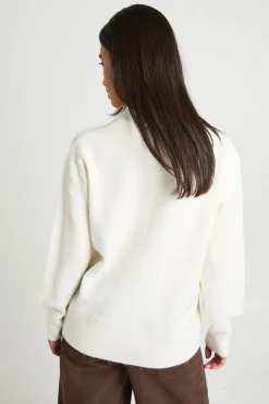 boohoo Synthétiquell Col V En Maille Douce<Femme Pulls Et Gilets|Toutes Les Mailles