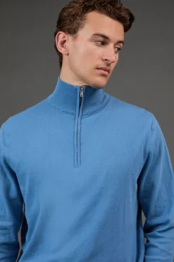 synthétiquell Col Zippé Riche en Coton