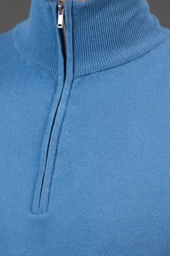 synthétiquell Col Zippé Riche en Coton