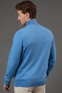synthétiquell Col Zippé Riche en Coton