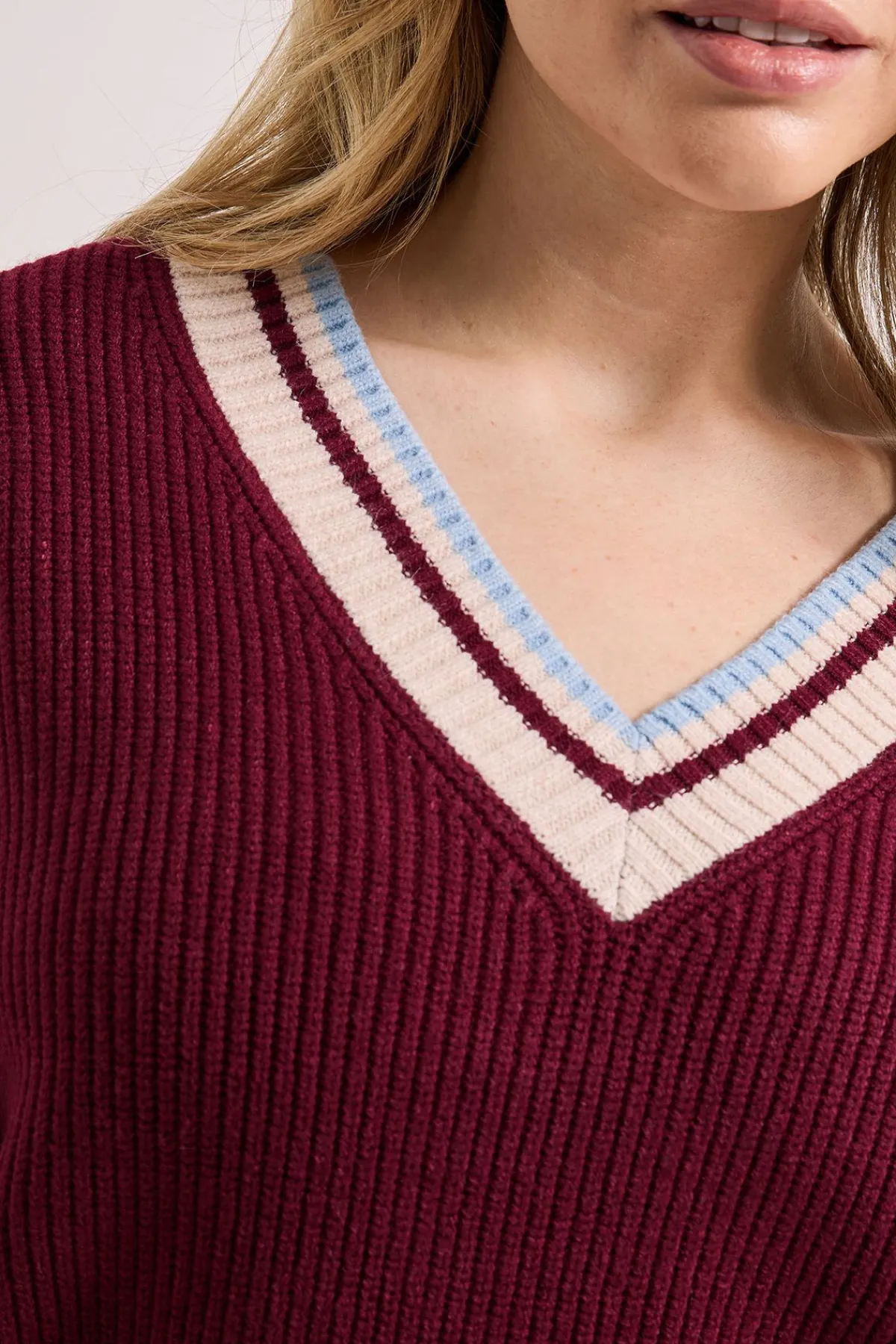 Dorothy Perkins synthétiquell Cricket à Détails Contrastés<Femme Pulls Et Gilets|Toutes Les Mailles