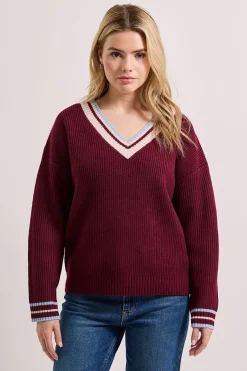 Dorothy Perkins synthétiquell Cricket à Détails Contrastés<Femme Pulls Et Gilets|Toutes Les Mailles