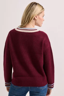 Dorothy Perkins synthétiquell Cricket à Détails Contrastés<Femme Pulls Et Gilets|Toutes Les Mailles