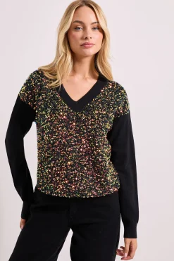 Dorothy Perkins synthétiquell Cricket Tricoté à Sequins<Femme Pulls Et Gilets|Toutes Les Mailles