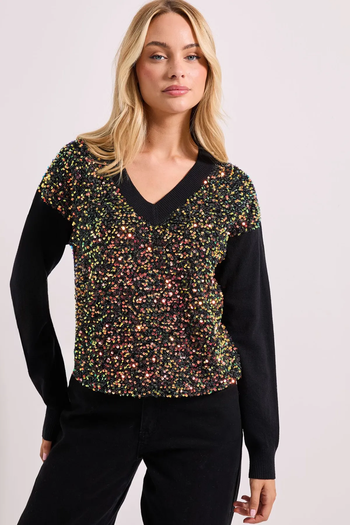 Dorothy Perkins synthétiquell Cricket Tricoté à Sequins<Femme Pulls Et Gilets|Toutes Les Mailles