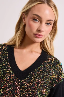 Dorothy Perkins synthétiquell Cricket Tricoté à Sequins<Femme Pulls Et Gilets|Toutes Les Mailles