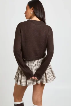 boohoo Synthétiquell De Noël Court Holly Jolly<Femme Pulls Et Gilets|Toutes Les Mailles