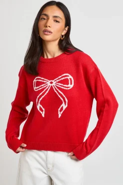 Synthétiquell De Noël À Motif Nœud