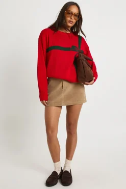 Synthétiquell De Noël Nœud Cadeau