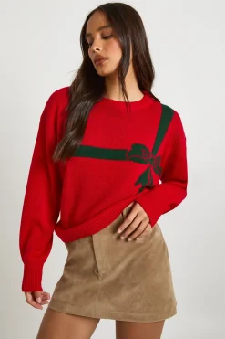 Synthétiquell De Noël Nœud Cadeau