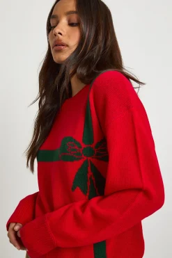 Synthétiquell De Noël Nœud Cadeau