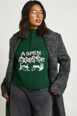 synthétiquell de Noël Plus Aspen Après-Ski Demi-Zip
