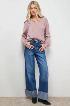 synthétiquell Doux avec Détails Festonnés au Crochet