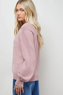 synthétiquell Doux avec Détails Festonnés au Crochet