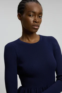 KarenMillen Synthétiquell En Maille À Basque En Mélange De Viscose<Femme Pulls Et Gilets|Toutes Les Mailles