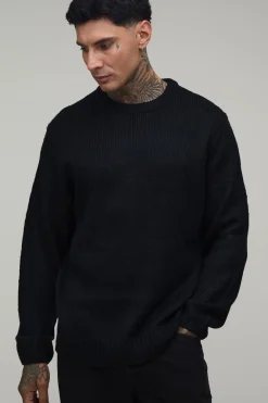 Synthétiquell En Maille Brossée Coupe Ample Décontractée Grande Taille