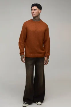 Synthétiquell En Maille Brossée Coupe Ample Décontractée Tall