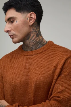 Synthétiquell En Maille Brossée Coupe Ample Décontractée Tall