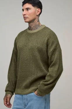 Synthétiquell En Maille Brossée Coupe Ample Pour Homme Grand