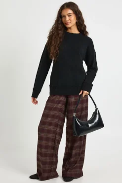 boohoo Synthétiquell En Maille À Col Rond<Femme Pulls Et Gilets|Toutes Les Mailles