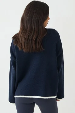 DSGN Studio synthétiquell en Maille Oversize à Script Contrastant<Femme Pulls Oversize|Pulls Et Gilets