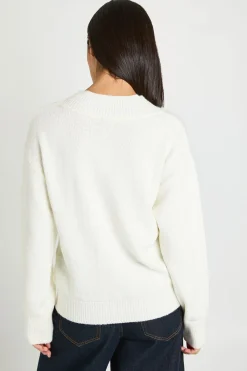 boohoo Synthétiquell En Maille Torsadée Douce Col V<Femme Pulls Et Gilets|Toutes Les Mailles