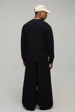 Synthétiquell Henley À Coupe Regular Avec Empiècements Raglan