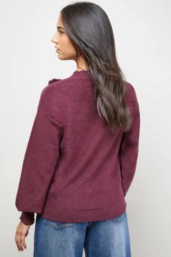 Oasis synthétiquell à Manches Longues avec Détail Floral<Femme Pulls Et Gilets|Toutes Les Mailles
