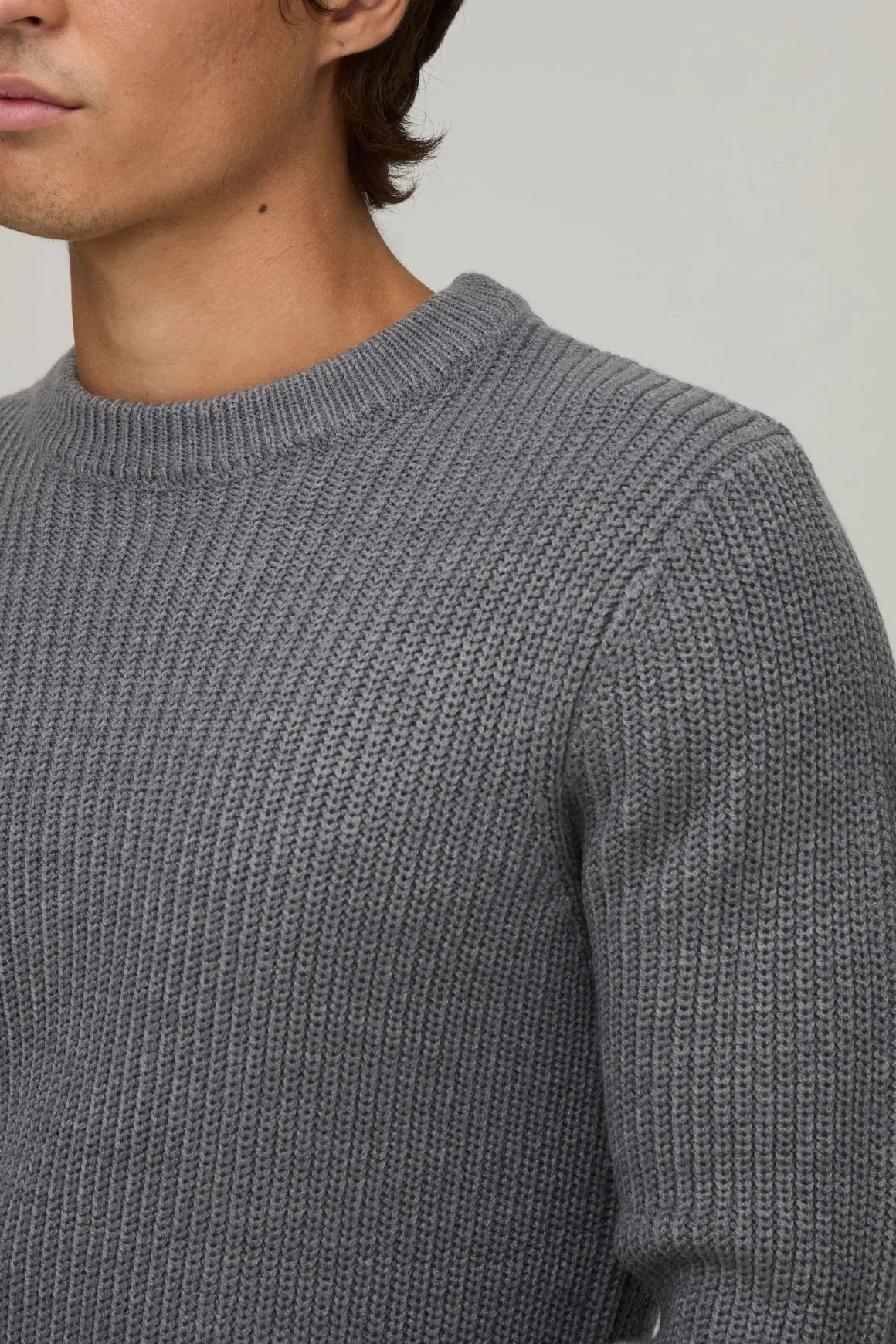 Synthétiquell Moulant Côtelé En Maille Ajustée