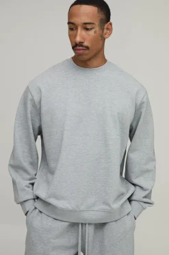 boohooMAN Synthétiquell Oversize En Maille Épaisse<Homme Nouveautés Grande Taille|Tout Afficher