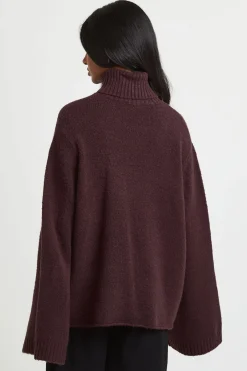 boohoo Synthétiquell Oversize Ultra Doux À Col Roulé<Femme Pulls Et Gilets|Toutes Les Mailles