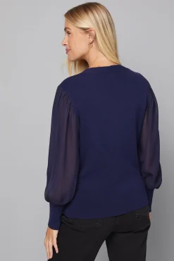 Wallis synthétiquell Petite à Manches Tissées<Femme Pulls Et Gilets|Toutes Les Mailles