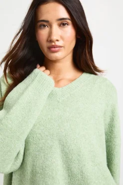 boohoo Synthétiquell Surdimensionné Ultra Doux À Col En V<Femme Pulls Et Gilets|Toutes Les Mailles