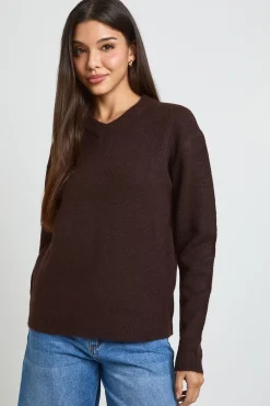 boohoo Synthétiquell Tricoté À Col V<Femme Pulls Et Gilets|Toutes Les Mailles