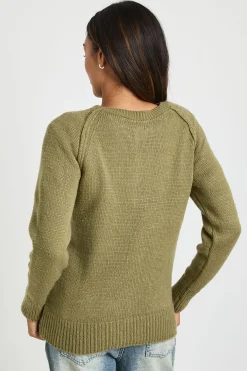 boohoo Synthétiquell Tricoté de Maternité à Col Henley avec Boutons<Femme Pulls Et Gilets|Toutes Les Mailles